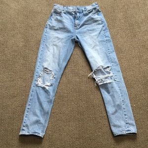 american eagle mom jeans
